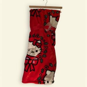 Hello kitty Christmas blanket